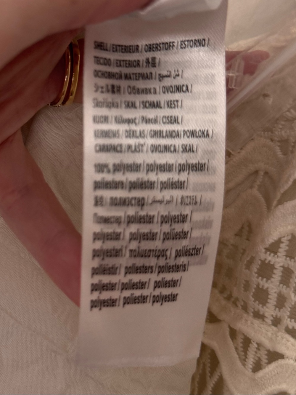 NWOT FARM Rio Off-White Nautical Guipure Maxi Dress S - Picture 9 of 9